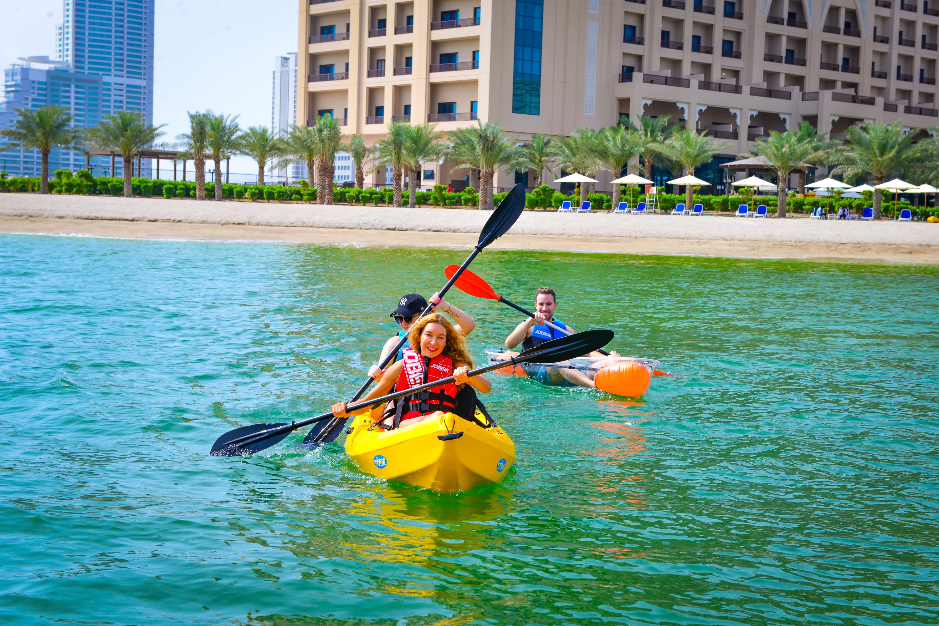 Al Bahar Hotel & Resort Füceyre Dış mekan fotoğraf Kayaking at The View